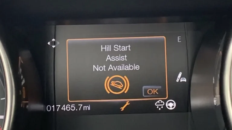 Hill Start Assist Not Available on Ford Focus